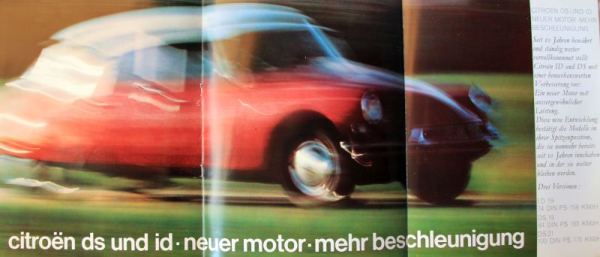 Citroen DS 19 Modelprogram 1965 Carbrochure (2530)